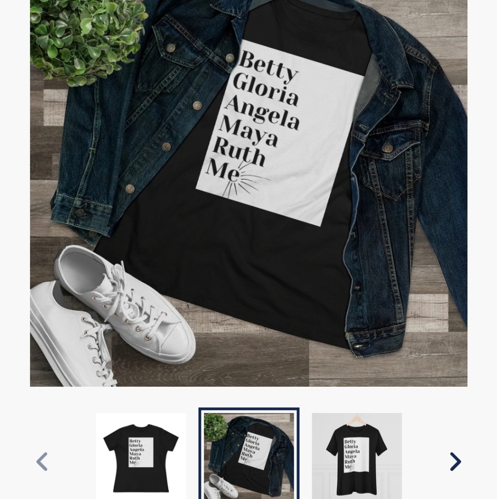 Women's Heroes of Feminism t-shirt M